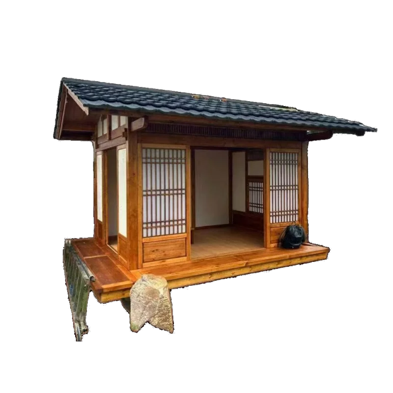 西藏仿古防腐木中国风木屋